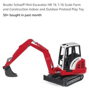 Bruder Schaeff mini excavator toy